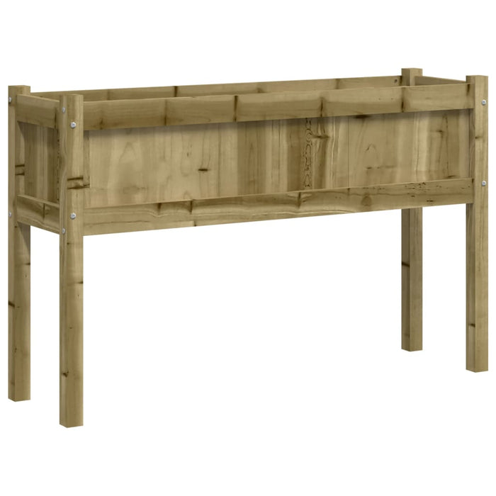 Fioriera Giardino con Gambe 110x31x70 cm Legno Pino Impregnato 837572