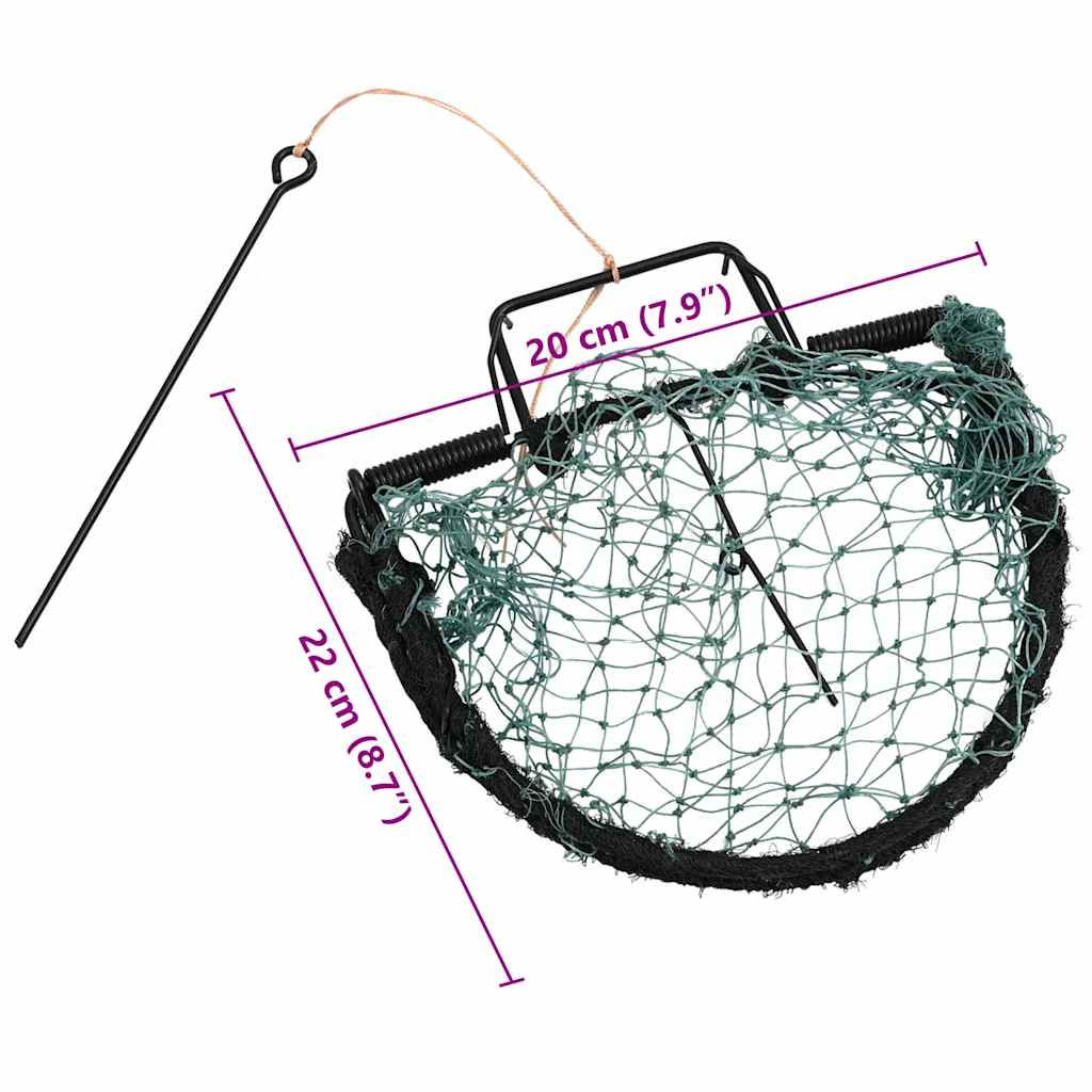 Trappola per Uccelli Verde 20 cm in Acciaio 155264