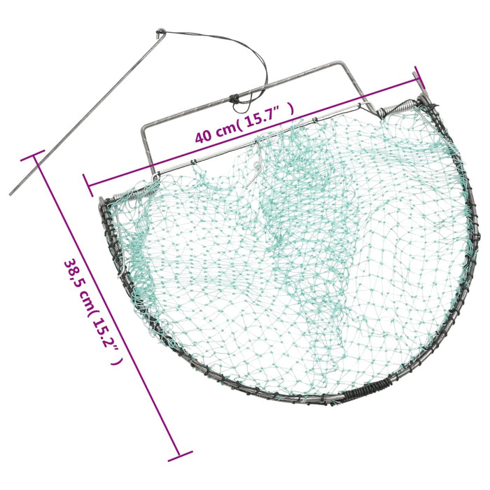 Trappola per Uccelli Verde 40 cm in Acciaio 155266