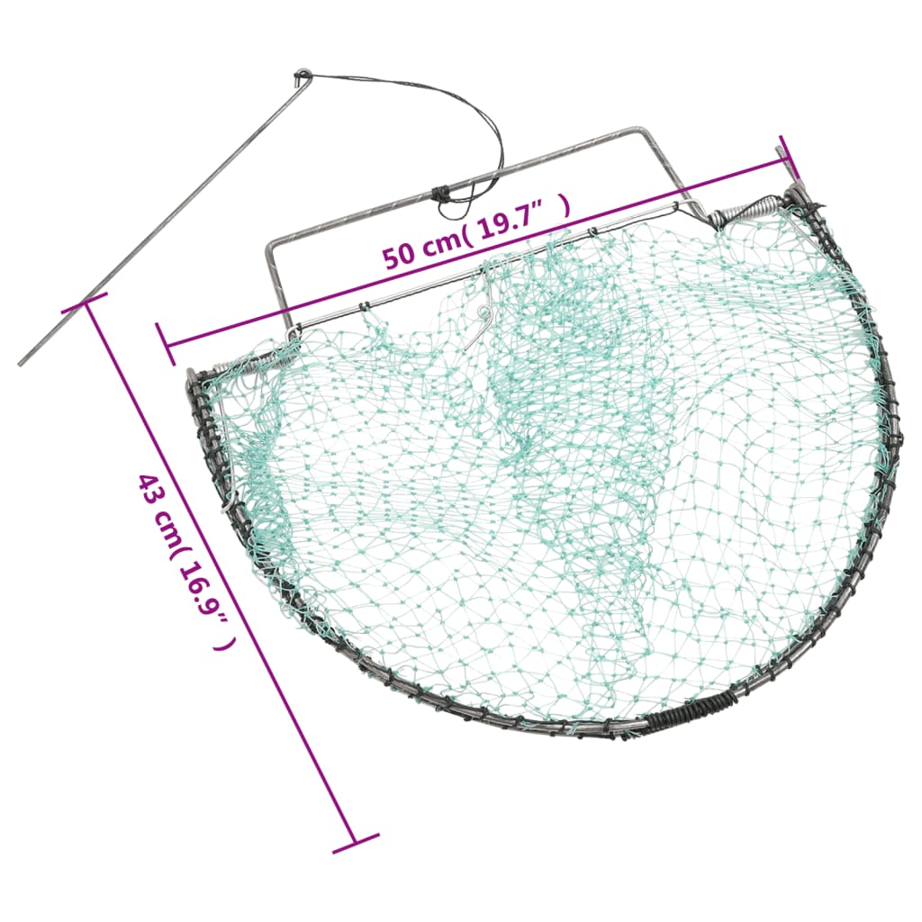 Trappola per Uccelli Verde 50 cm in Acciaio 155267