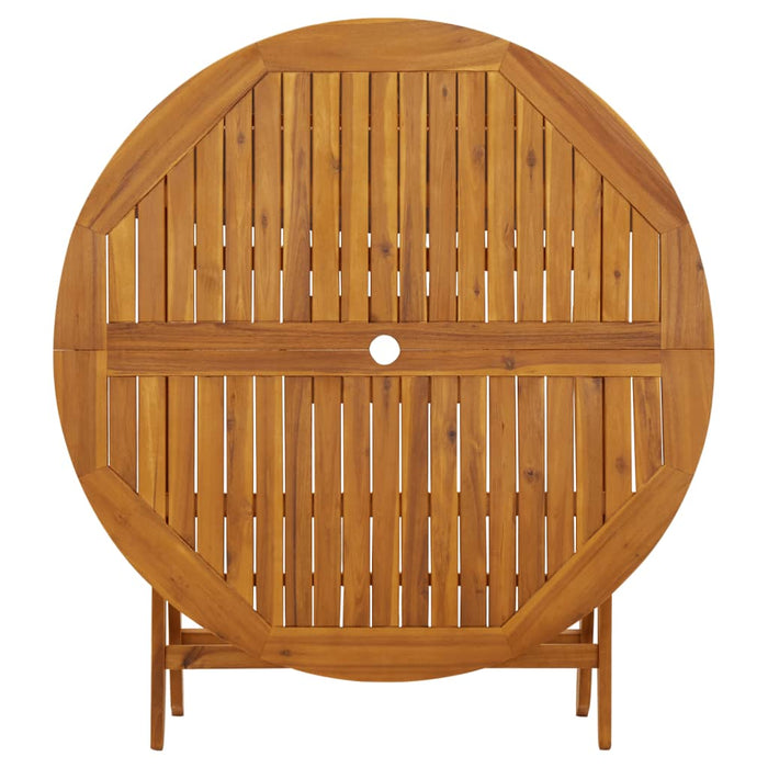 Set da Pranzo per Giardino 5 pz in Legno Massello di Acacia 3203352