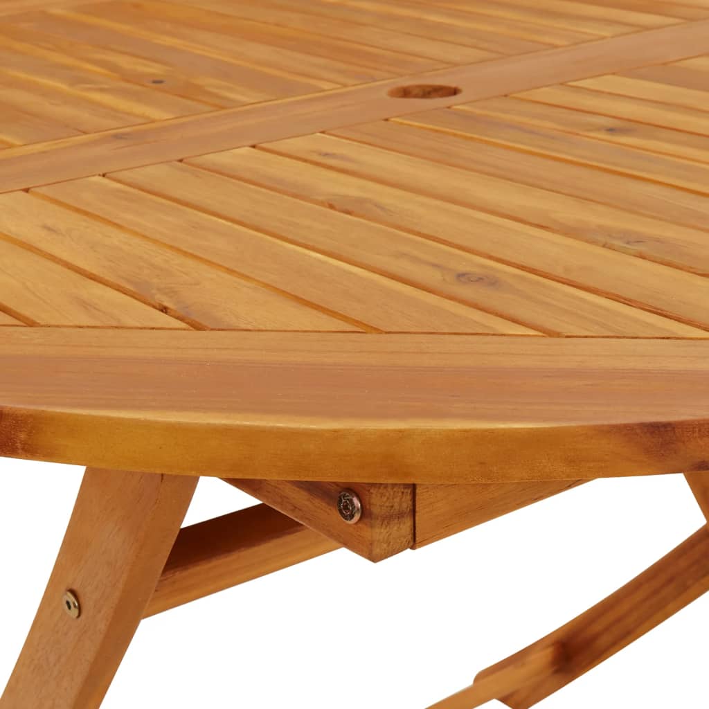 Set da Pranzo per Giardino 5 pz in Legno Massello di Acacia 3203352