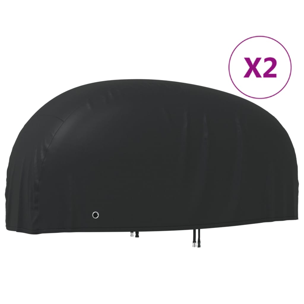 Coperture per Moto 2pz 220x95x110 cm 210D in Tessuto Oxford 3203402