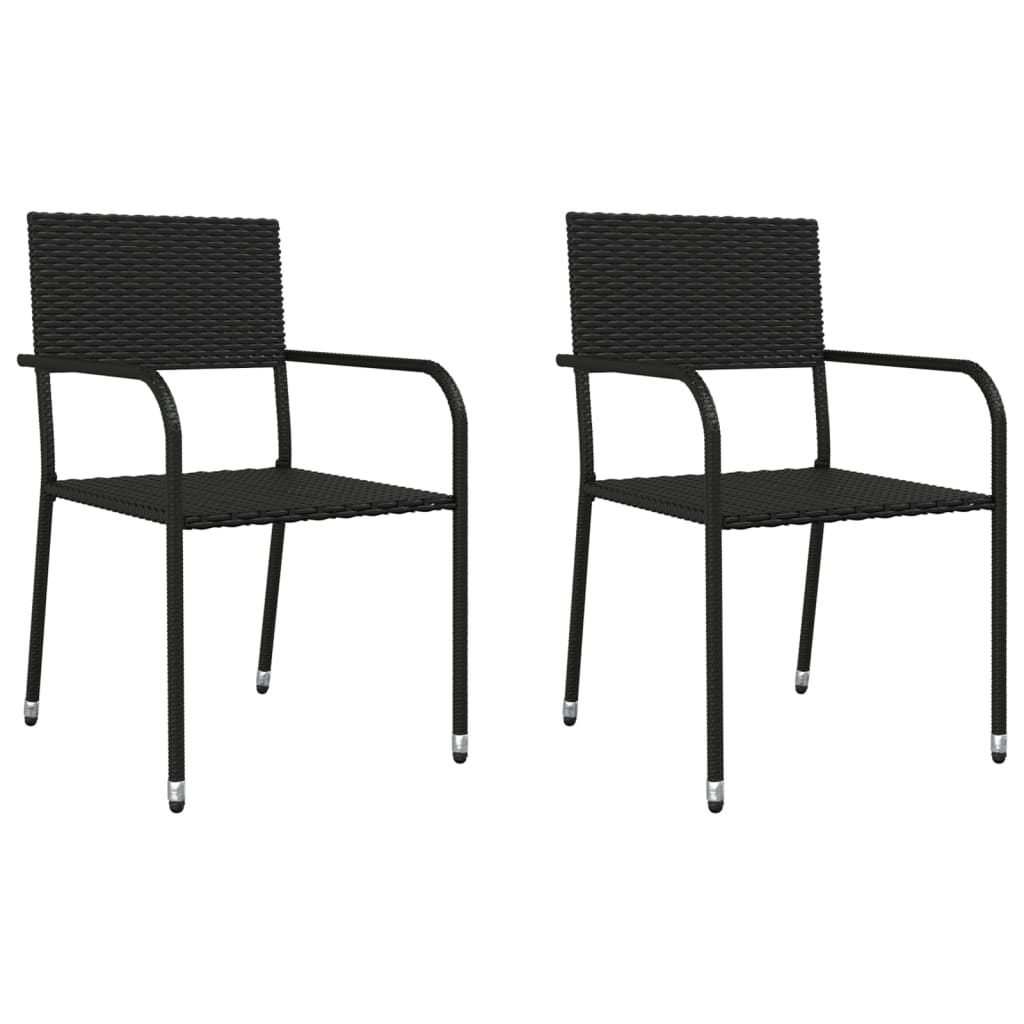 Set da Pranzo da Giardino 3 pz in Polyrattan e Acciaio 3203272