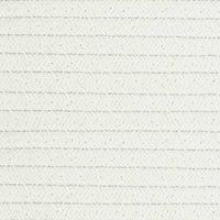 Cestini Portaoggetti 2pz Marrone e Bianco Ø24x18 cm in Cotone 358454