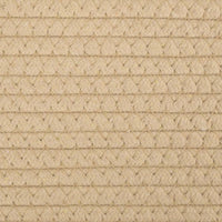 Cestini Portaoggetti 2pz Beige e Bianco Ø28x28 cm in Cotone 358459