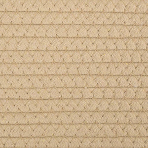 Cestini Portaoggetti 2pz Beige e Bianco Ø28x28 cm in Cotone 358459