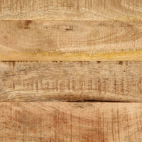 Comodino 40x30x52,5 cm in Legno Massello di Mango Grezzo 358503