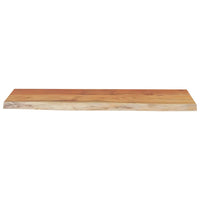 Mensola a Muro 70x30x2,5cm Rettangolare Legno Acacia Bordi Vivi 370237