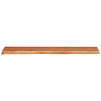 Mensola a Muro 90x30x2,5cm Rettangolare Legno Acacia Bordi Vivi 370239