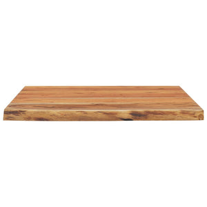 Mensola a Muro 40x40x2,5cm Quadrata Massello Acacia Bordi Vivi 370246