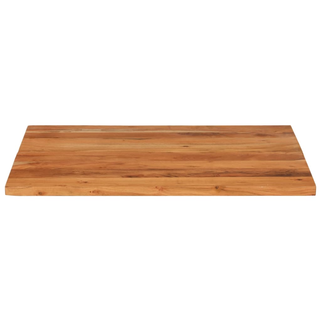 Piano per Tavolo 90x90x2,5 cm Quadrato Legno Massello di Acacia 370942