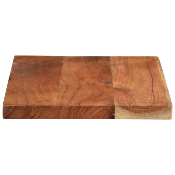 Piano Tavolo 40x20x3,8cm Rettangolare Legno Massello Acacia 370943