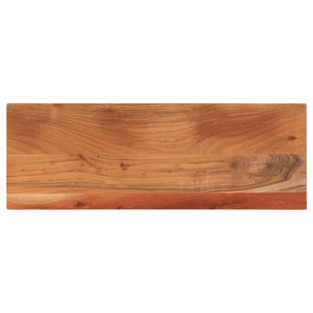 Piano per Tavolo 70x20x3,8cm Rettangolare Legno Massello Acacia 370946