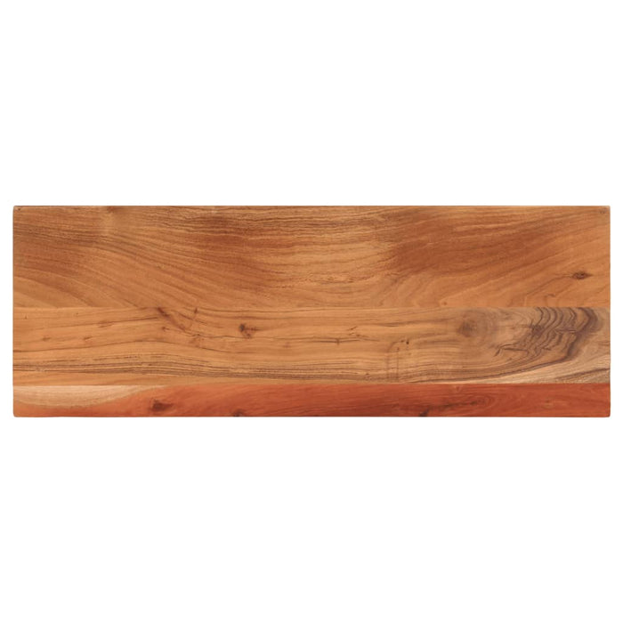 Piano Tavolo 90x20x3,8 cm Rettangolare Legno Massello Acacia 370948