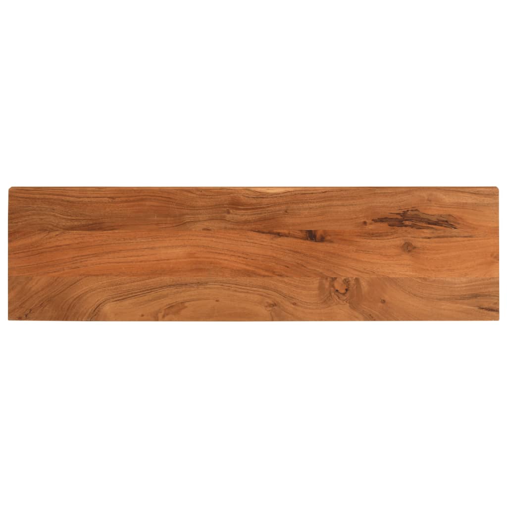 Piano Tavolo 100x20x3,8 cm Rettangolare Legno Massello Acacia 370949