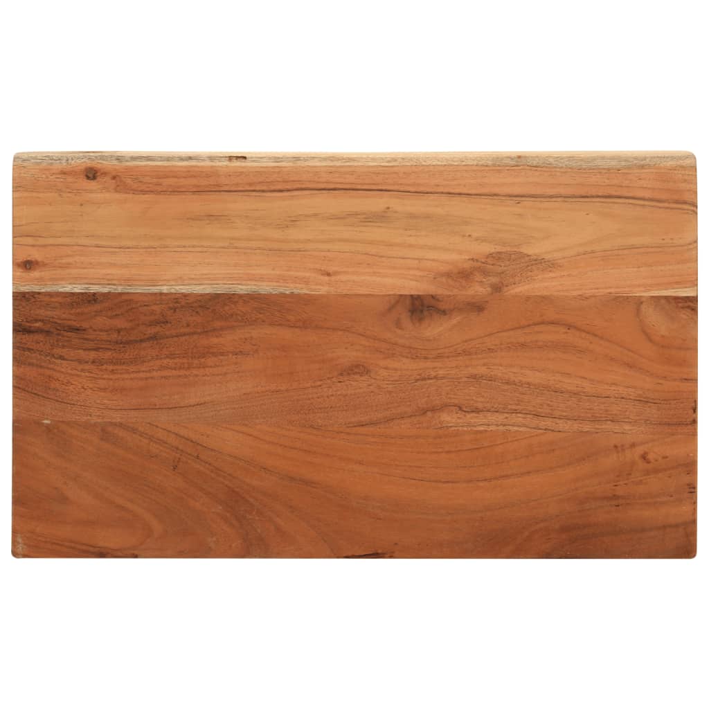 Piano Tavolo 60x30x3,8 cm Rettangolare Legno Massello Acacia 370957