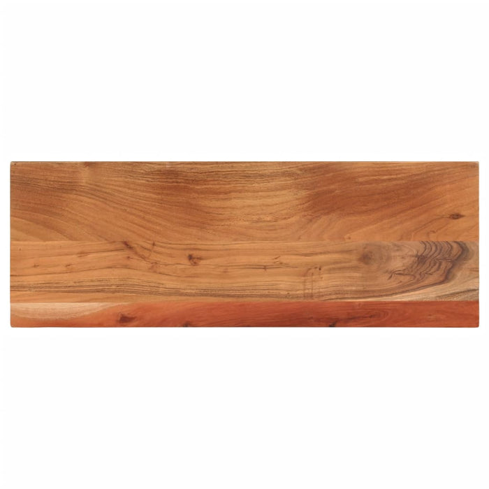 Piano Tavolo 70x30x3,8 cm Rettangolare Legno Massello Acacia 370958