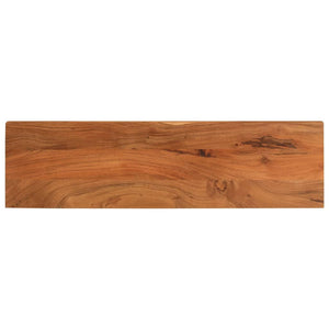 Piano Tavolo 100x30x3,8 cm Rettangolare Legno Massello Acacia 370961