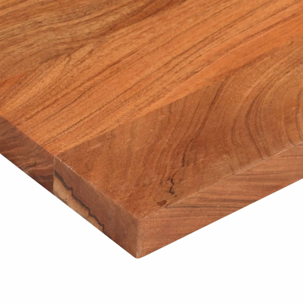 Piano Tavolo 100x30x3,8 cm Rettangolare Legno Massello Acacia 370961