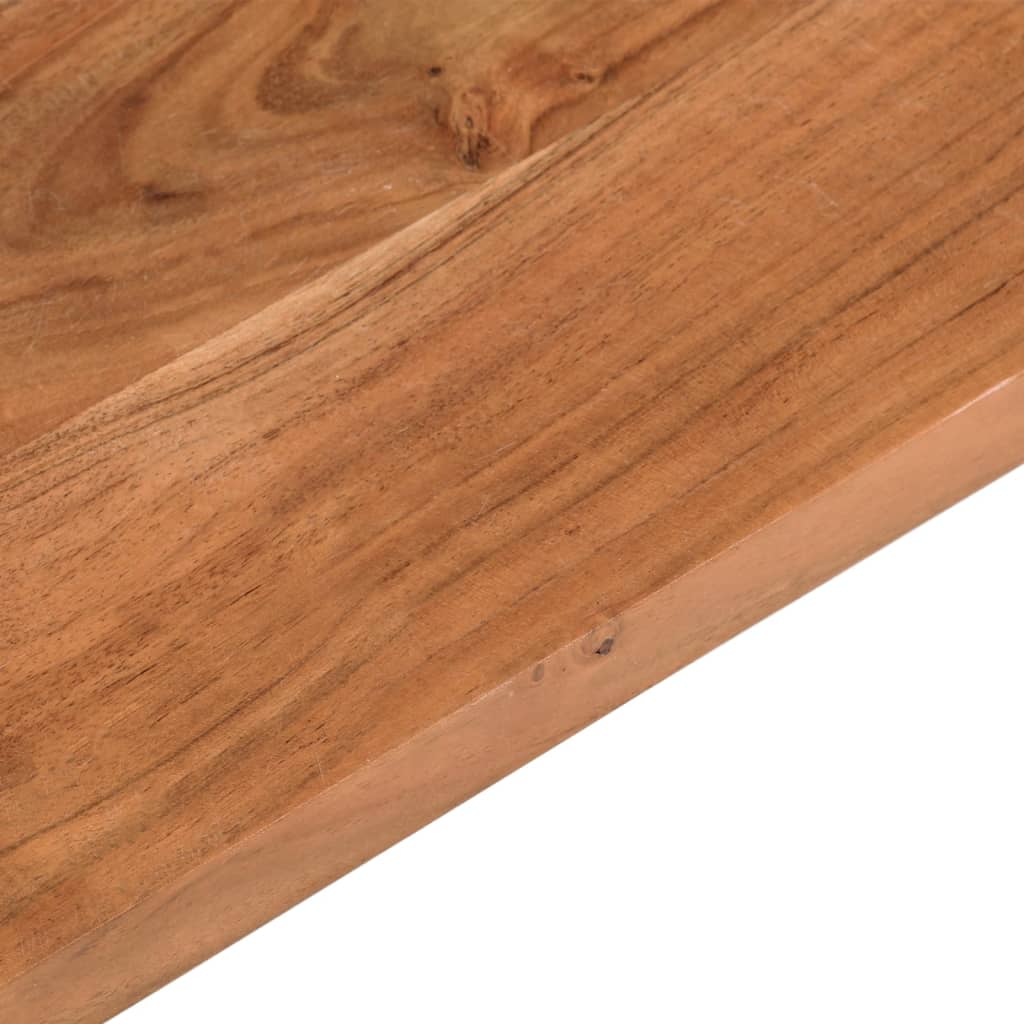 Piano Tavolo 180x30x3,8 cm Rettangolare Legno Massello Acacia 370966