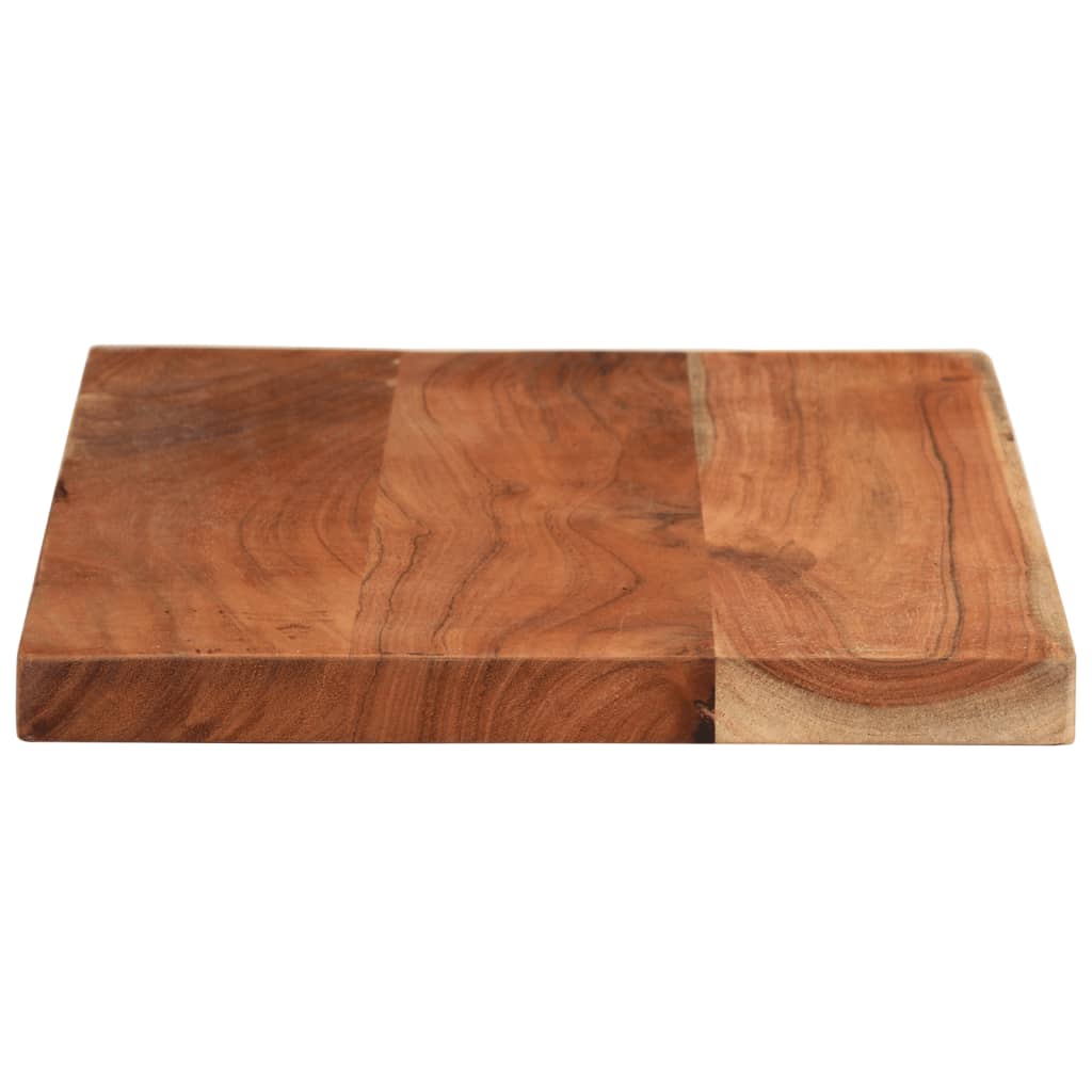 Piano Tavolo 50x40x3,8 cm Rettangolare Legno Massello Acacia 370968