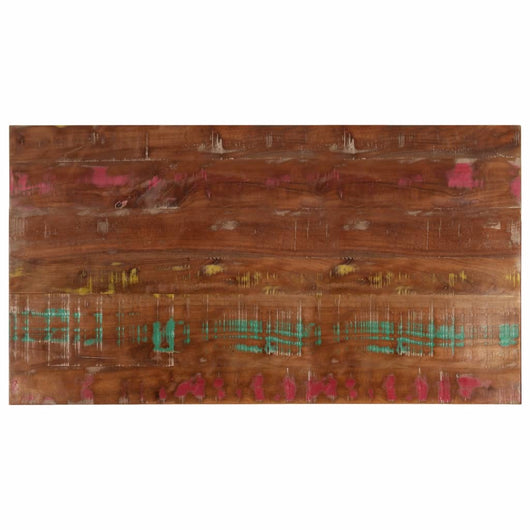 Piano Tavolo 100x70x3,8 cm Rettangolare in Massello di Recupero 371141