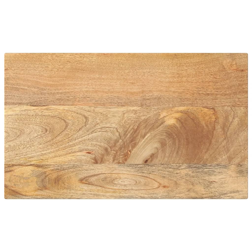 Piano per Tavolo 40x30x2,5 cm Rettangolare Legno Massello Mango 371432