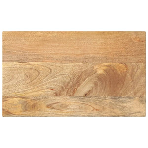 Piano per Tavolo 40x30x2,5 cm Rettangolare Legno Massello Mango 371432