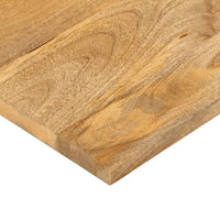 Piano per Tavolo 40x30x2,5 cm Rettangolare Legno Massello Mango 371432