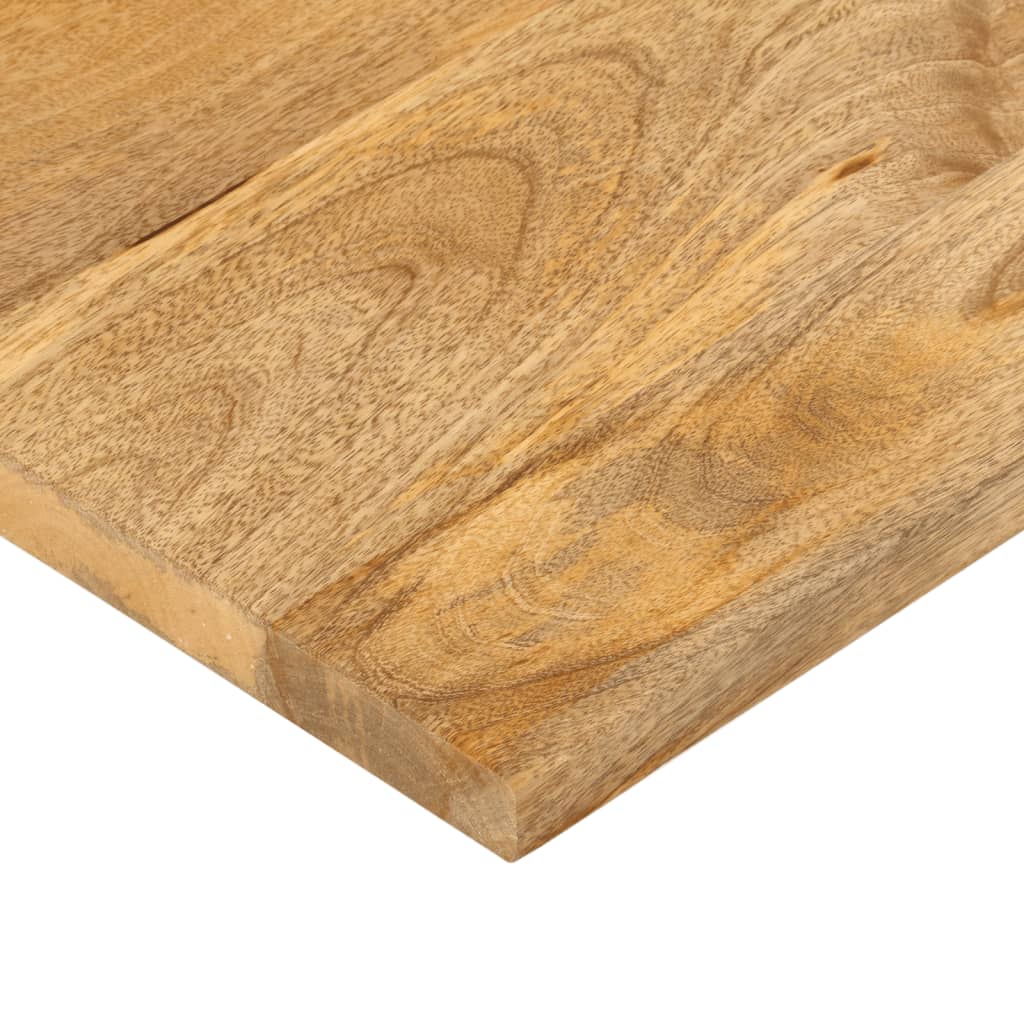 Piano per Tavolo 140x30x2,5cm Rettangolare Legno Massello Mango 371441