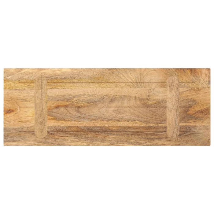 Piano Tavolo 80x40x2,5 cm Rettangolare Legno Massello di Faggio 371448