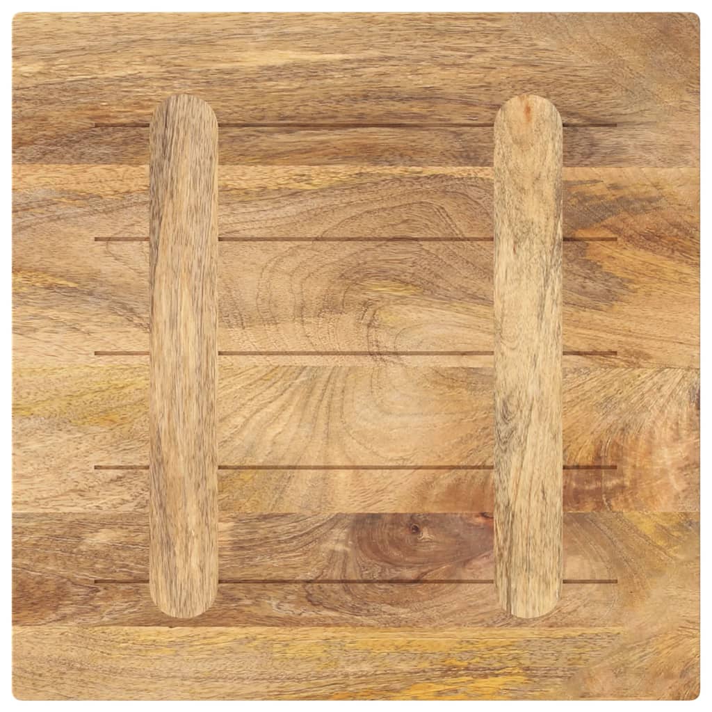 Piano per Tavolo 40x40x3,8 cm Quadrato Legno Massello di Pino 371509