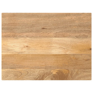 Piano per Tavolo 90x70x3,8 cm Rettangolare Legno Massello Mango 371541