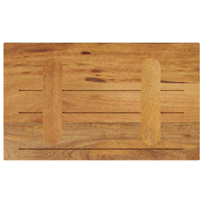 Piano per Tavolo 50x20x2,5 cm Rettangolare Legno Massello Mango 371551