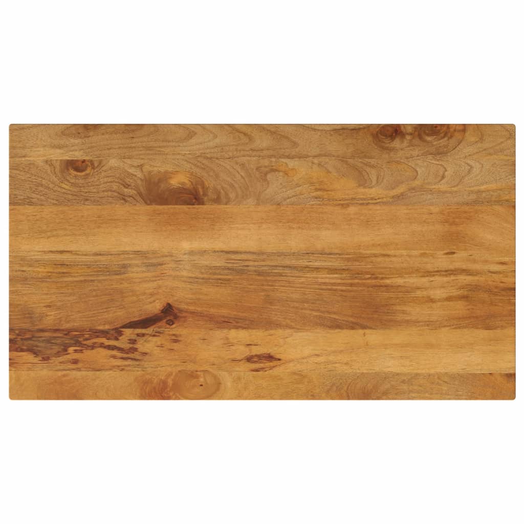 Piano Tavolo 100x50x2,5 cm Rettangolare Legno Massello di Pino 371591