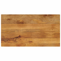 Piano Tavolo 100x50x2,5 cm Rettangolare Legno Massello di Pino 371591