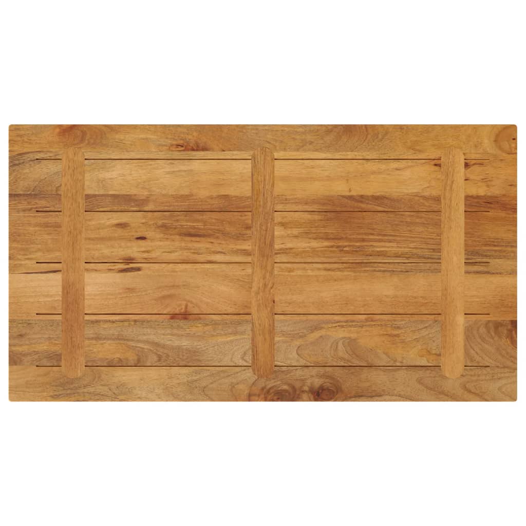 Piano Tavolo 100x50x2,5 cm Rettangolare Legno Massello di Pino 371591