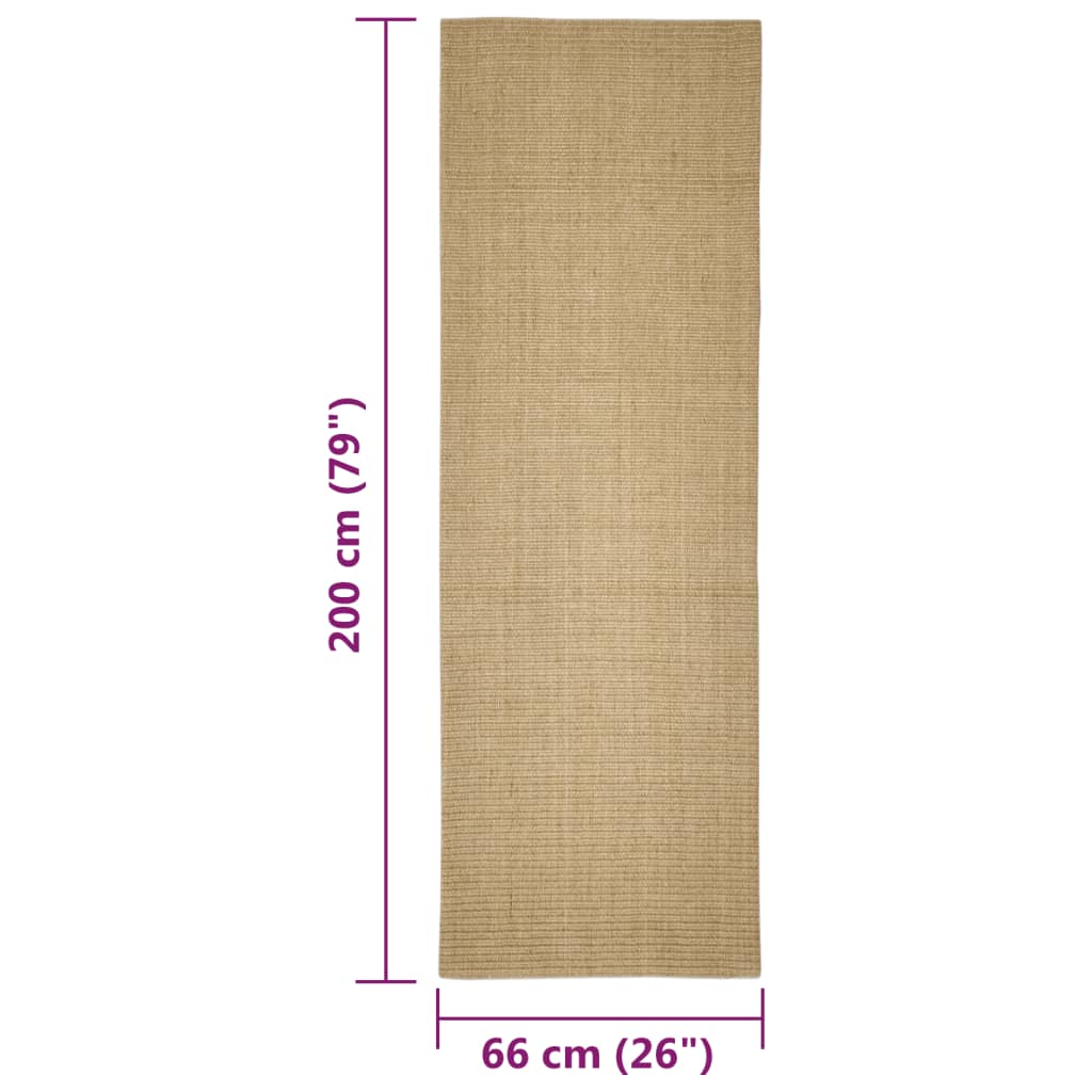 Tappeto in Sisal per Tiragraffi 66x200 cm 3203411