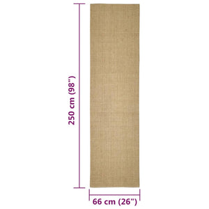 Tappeto in Sisal per Tiragraffi 66x250 cm 3203412