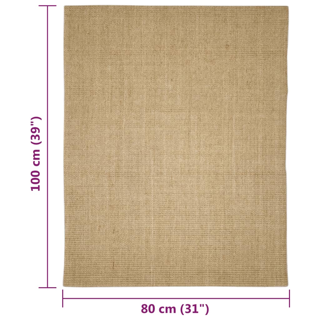 Tappeto in Sisal per Tiragraffi 80x100 cm 3203415