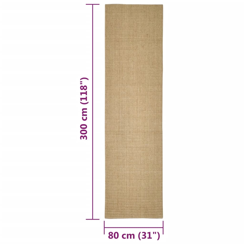 Tappeto in Sisal per Tiragraffi 80x300 cm 3203419