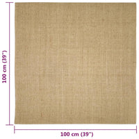 Tappeto in Sisal per Tiragraffi 100x100 cm 3203421