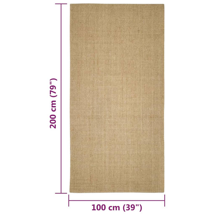 Tappeto in Sisal per Tiragraffi 100x200 cm 3203423