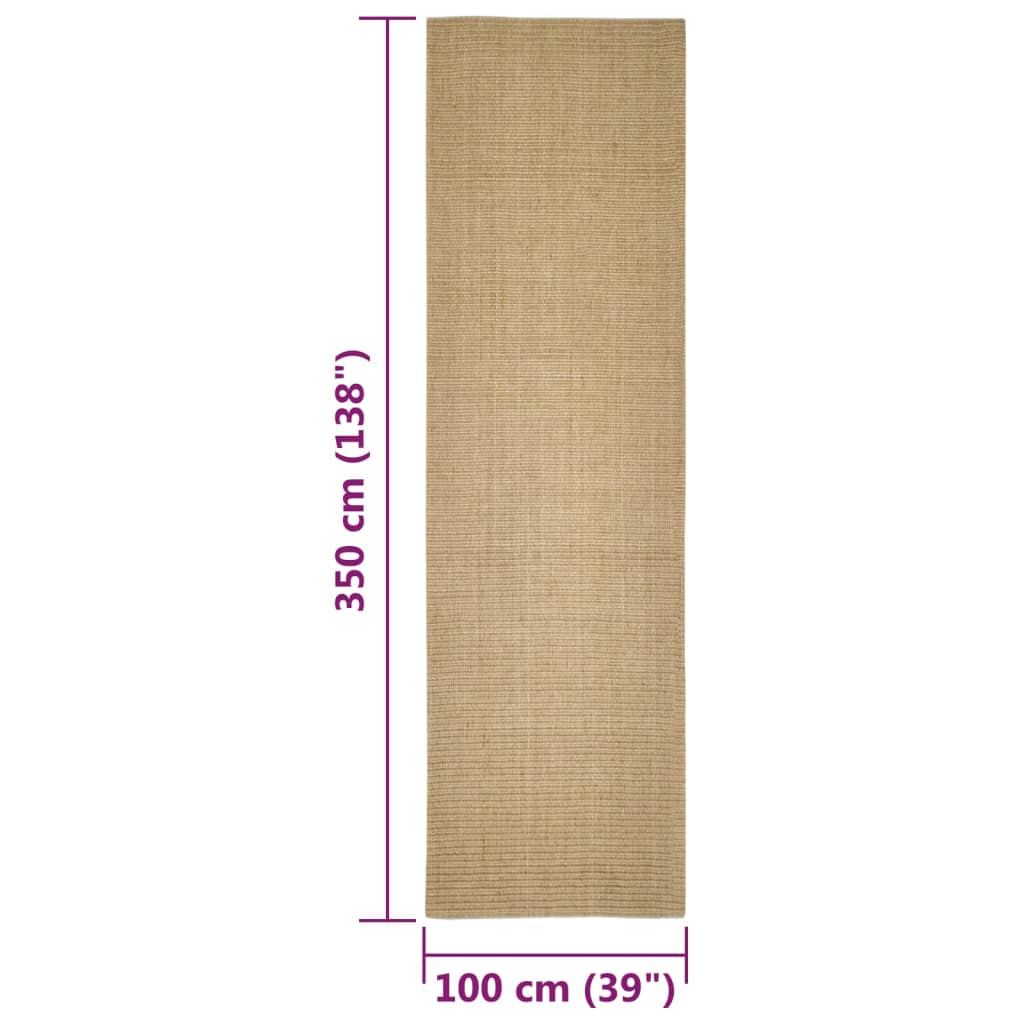 Tappeto in Sisal per Tiragraffi 100x350 cm 3203426