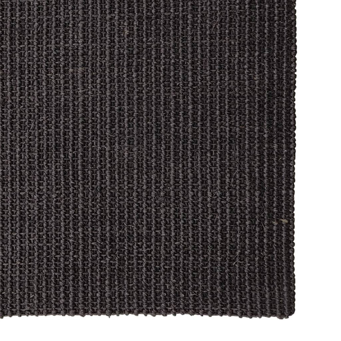 Tappeto in Sisal per Tiragraffi Nero 80x300 cmcod mxl 126185