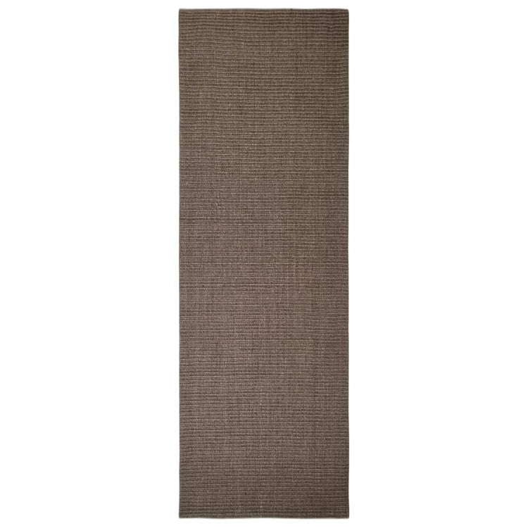 Tappeto in Sisal per Tiragraffi Marrone 66x200 cm 3203447