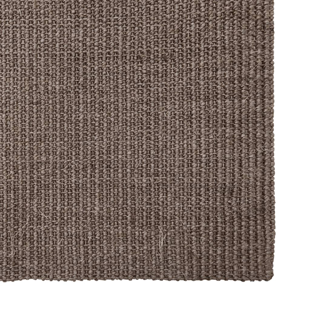 Tappeto in Sisal per Tiragraffi Marrone 66x250 cm 3203448