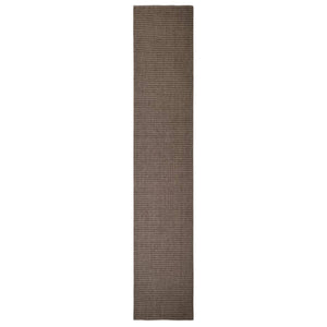 Tappeto in Sisal per Tiragraffi Marrone 66x350 cm 3203450