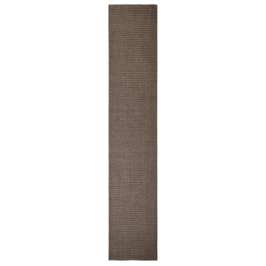 Tappeto in Sisal per Tiragraffi Marrone 66x350 cm 3203450